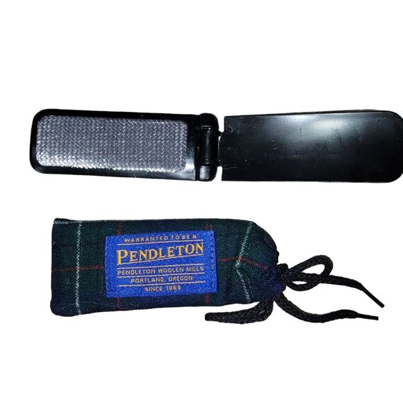 Pendleton Plaid wool lint brush with bag - Picture 4 of 4